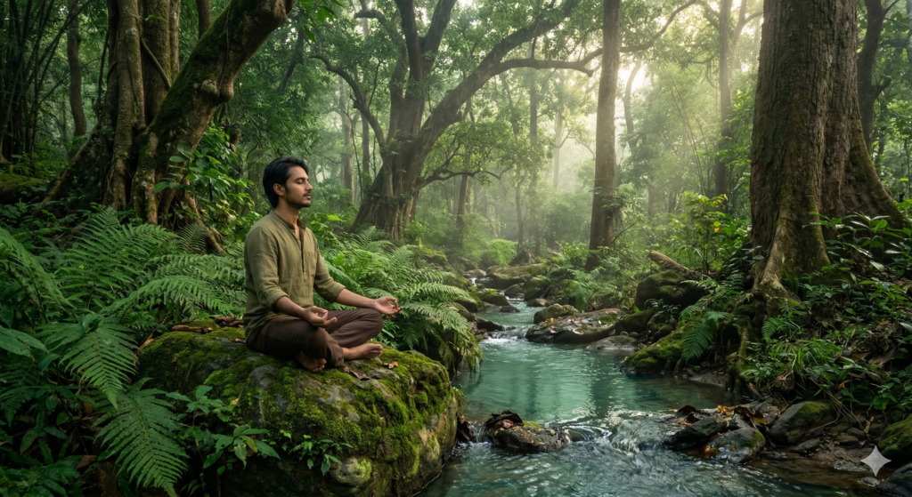 Forest bathing benefits Siriya